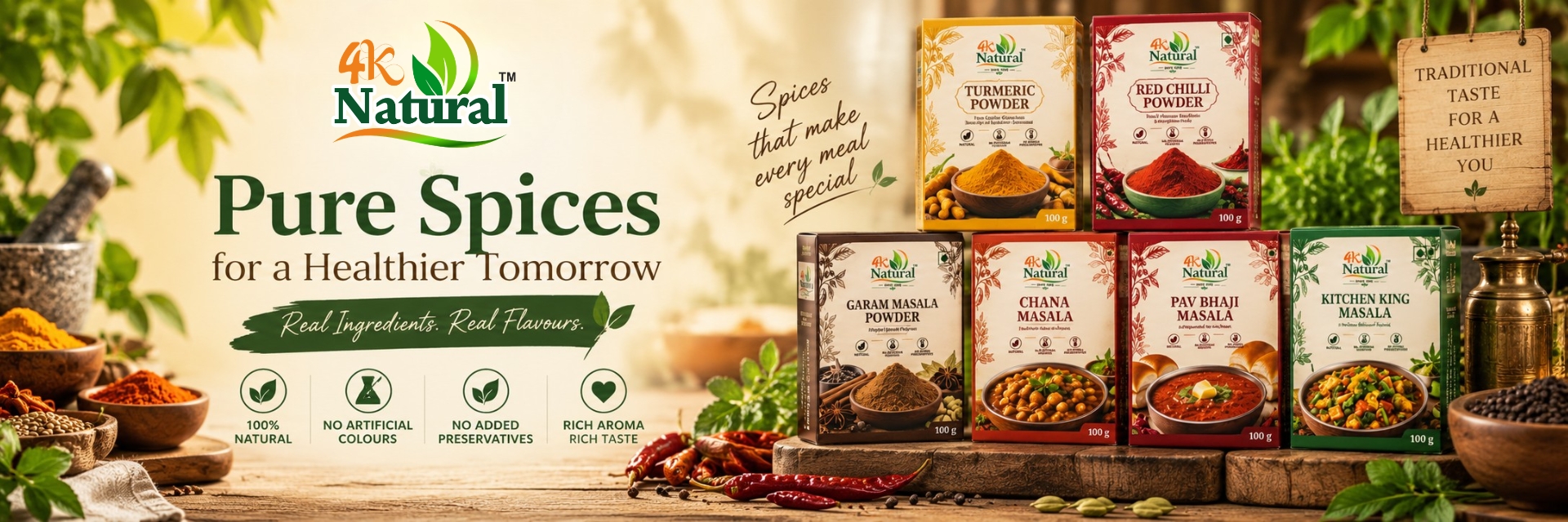 Spices banner