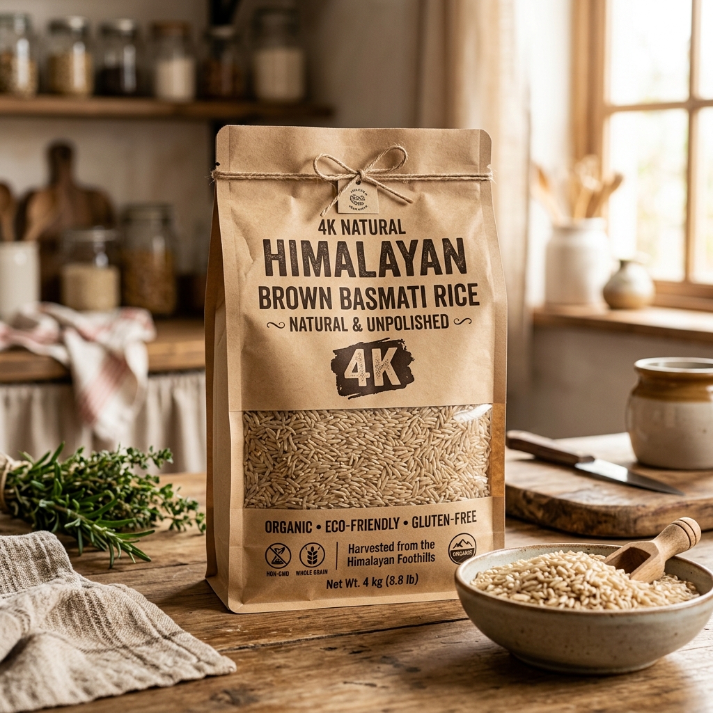 Himalayan Brown Basmati Rice (1kg)