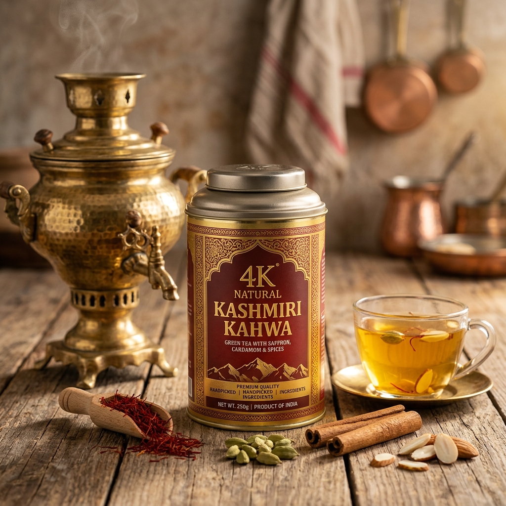 Authentic Kashmiri Kahwa Green Tea (100g)